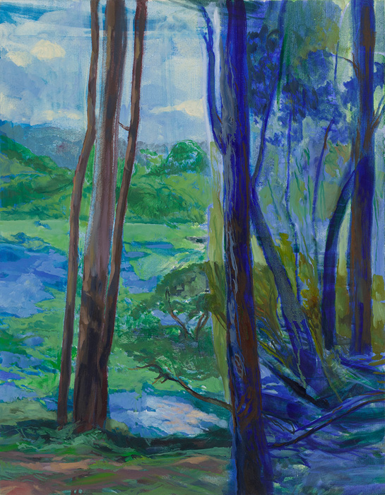 Blue Passages, oil on canvas, 32 x 28”