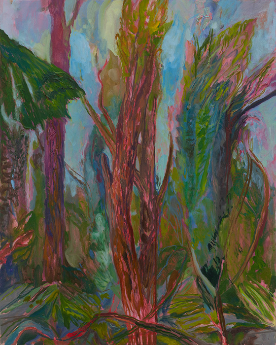 My Forest, oil on canvas, 30 x 24”