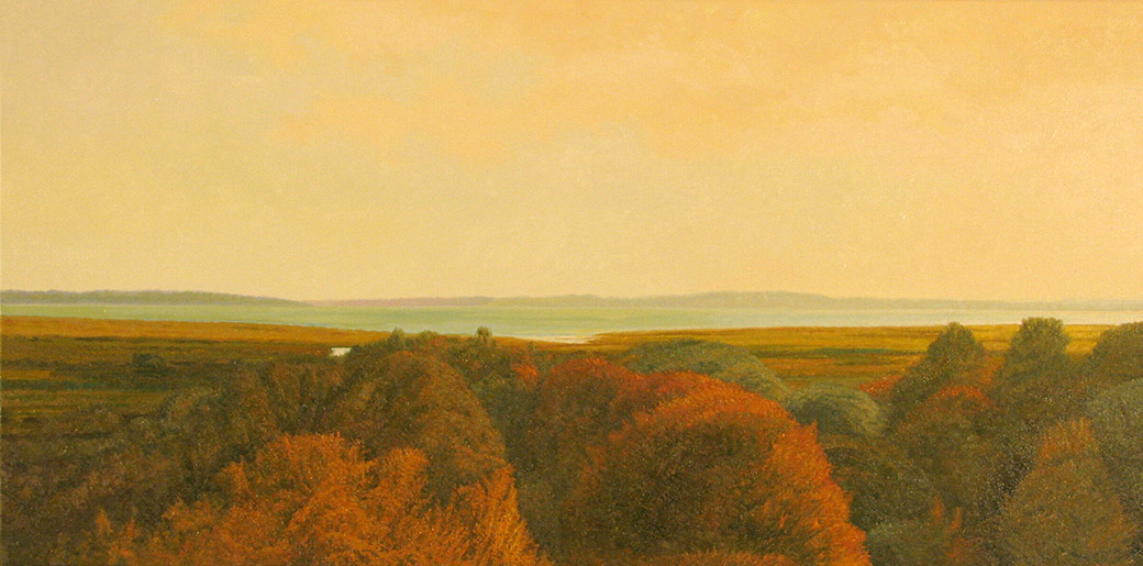 &lt;i&gt;Bright October Vista,&lt;/i&gt; oil on canvas, 18 x 36&quot;