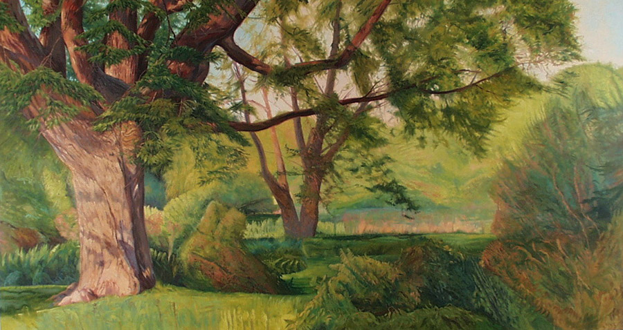 &lt;i&gt;Meadow Late Spring,&lt;/i&gt; oil on canvas, 64 x 120&quot;
